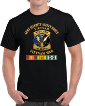 Load image into Gallery viewer, Army - Army Security Agency Group DUI - w SVC Ribbons - 3D - Enhanced T Shirt
