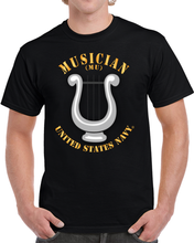 Load image into Gallery viewer, Navy - Rate - Musician (MU) T Shirt
