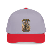 Load image into Gallery viewer, Mid Profile Baseball Cap - Army - Todays Buffalo Soldiers in Iraq - OIF - Cavalrymen at War  w IRAQ SVC - 3D - Enhanced
