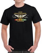 Load image into Gallery viewer, Army - 116th Assault Helicopter Co w  Aviator Badge w VN SVC - HORNETS - Side X Side - 3D - Enhanced T Shirt

