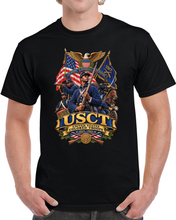Load image into Gallery viewer, United States Colored Troops (USCT) - Civil War - 3D - Enhanced T Shirt

