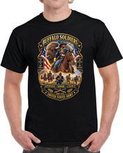 Load image into Gallery viewer, Overall Buffalo Soldiers Tribute - 3D - Enhanced T Shirt
