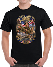 Load image into Gallery viewer, Japanese American WWII Soldiers - 3D - Enhanced T Shirt
