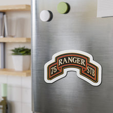 Load image into Gallery viewer, Die-Cut Magnet - Army - 75th Ranger Regiment - STB - Ranger Scroll - 3D - Enhanced

