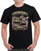 Load image into Gallery viewer, M10 Wolverine US Tank Destroyer - World War II - 3D - Enhanced T Shirt
