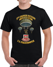 Load image into Gallery viewer, Army - US Paratrooper - 27th Engineer Bn - 3D - Enhanced T Shirt
