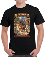 Load image into Gallery viewer, Overland Stage - Changing Teams at the Way Station - 3D - Enhanced T Shirt
