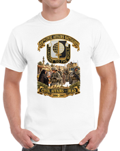 Load image into Gallery viewer, 414th Civil Affairs Battalion - DUI - Iraq - 2006 - 2007 - 3D - Enhanced T Shirt
