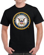 Load image into Gallery viewer, United States Navy Seal - Emblem - 3D - Enhanced T Shirt
