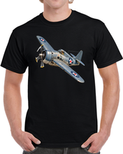 Load image into Gallery viewer, NAVY - VF - 3 - Wildcat w FELIX WWI Insignia - 3D - Enhanced T Shirt
