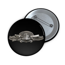 Load image into Gallery viewer, Custom Pin Buttons - USCG - Expeditionary Warfare Specialist wo txt - 3D - Enhanced
