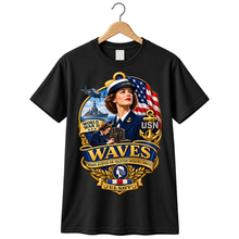 Load image into Gallery viewer, WAVES - Women Accepted for Volunteer Emergency Service WWII - 3D - Enhanced T Shirt
