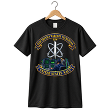 Load image into Gallery viewer, Navy - Rate - Electronics Warfare Technician with Scene - 3D - Enhanced T Shirt
