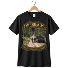 Load image into Gallery viewer, Camp Grayling, MI - MIARNG - 3D - Enhanced T Shirt
