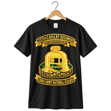 Load image into Gallery viewer, Army - 237th Cavalry Insignia - DUI - Banners - Ohio Army National Guard - Enhanced T Shirt
