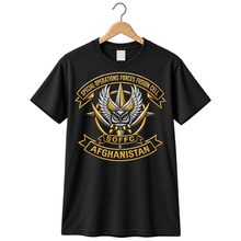 Load image into Gallery viewer, Special Operations Forces - Fusion Cell - SOFFC - Banners - Afghanistan 3D - Enhanced T Shirt
