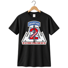 Load image into Gallery viewer, XVIII Airborne Corps Desert Storm Ribbons - with Scene - 3D - Transparent T Shirt

