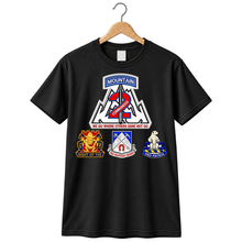 Load image into Gallery viewer, 2nd Brigade 10th Mtn Division - 3 Infantry DUIs - Special - 3D - Transparent T Shirt
