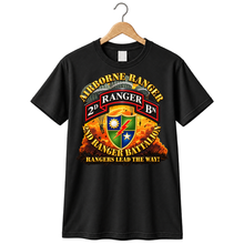 Load image into Gallery viewer, SOF - 2nd Ranger Battalion - Airborne Ranger - 3D - Enhanced T Shirt

