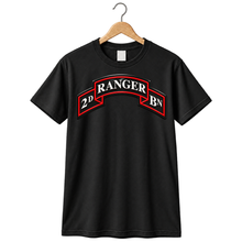 Load image into Gallery viewer, SOF - 2d Ranger Battalion Scroll - 3D - Enhanced T Shirt
