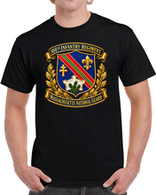 Load image into Gallery viewer, Army - 104th Infantry Regiment - Massachusetts National Guard - DUI - 1930 - 3D - Enhanced T Shirt
