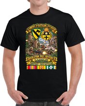Load image into Gallery viewer, Army - A Co, 1st Bn, 5th Cavalry -1st Cav Div - Operation Paul Revere II -14-15 Aug 1966 - Vietnam - PAVN Firefight w VN SVC - 3D - Enhanced T Shirt
