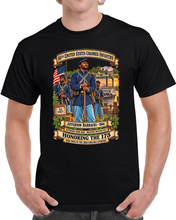 Load image into Gallery viewer, Army - 56th USCT Infantry - Jefferson Barracks, MO, Honoring the 175 - Died of Cholera - 3D - Enhanced T Shirt
