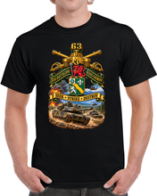 Load image into Gallery viewer, Army - 3rd Bn 63rd Armor Branch w 63rd Armor DUI - Seek Strike Destroy - 3D - Enhanced T Shirt
