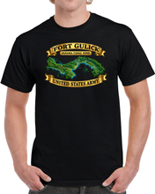 Load image into Gallery viewer, Army - Fort Gulick - Panama Map - Panama Canal Zone - United States Army - 3D - Transparent T Shirt
