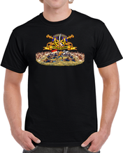 Load image into Gallery viewer, 7th Cavalry Regiment - DUI, Br, Ribbon w  Battle of Little Big gHorn Scene - 3D - Transparent T Shirt
