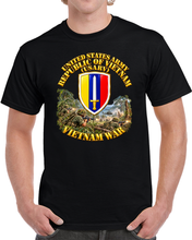 Load image into Gallery viewer, US Army Vietnam - USARV - Vietnam War - with Firefight Scene - 3D - Transparent T Shirt
