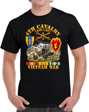 Load image into Gallery viewer, 4th Cavalry - Air Cav - 25th ID - Helo Assault - w VN SVC - Assault Scene - 3D - Transparent T Shirt
