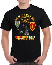 Load image into Gallery viewer, 4th Cavalry - Air Cav - 25th ID - Helo Assault - w VN SVC - 3D - Transparent T Shirt
