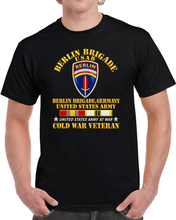 Load image into Gallery viewer, Berlin Brigade - SSI - Veteran - Cold War w COLD SVC - 3D - Transparent T Shirt
