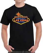 Load image into Gallery viewer, Polished 3D Las Vegas Sign - 3D - Transparent T Shirt
