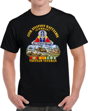 Load image into Gallery viewer, 13th Aviation Battalion - Combat - Vietnam Veteran w Mekong Delta Firefight - 3D - Transparent T Shirt
