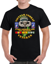 Load image into Gallery viewer, Army - Vietnam Combat Infantry Veteran w 173rd Airborne Bde - 3D - Enhanced T Shirt
