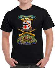 Load image into Gallery viewer, Army - 167th Infantry Regiment - DUI w Ribbon - Br - 4th Alabama - Mindanao - Philippines - WWII 1945 - 3D - Enhanced T Shirt
