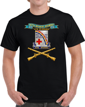 Load image into Gallery viewer, Army - 167th Infantry Regiment - DUI w Ribbon - Br - 4th Alabama - 3D - Enhanced T Shirt
