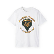 Load image into Gallery viewer, Unisex Ultra Cotton Tee - Army - Specialist 5th Class - SP5 - 3D X 300
