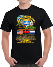 Load image into Gallery viewer, Army - Operation Zapata - Bay of Pigs - Cuba InvasionArmy - Operation Zapata - Bay of Pigs - Cuba Invasion - with Invasion Scene - 3D - Transparent T Shirt

