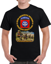 Load image into Gallery viewer, 82nd Airborne Division - Operation Urgent Fury  - with Patrol Scene - 3D - Transparent T Shirt
