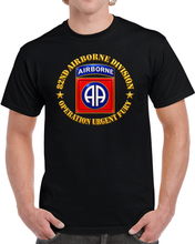 Load image into Gallery viewer, 82nd Airborne Division - Operation Urgent Fury  - 3D - Transparent T Shirt
