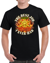 Load image into Gallery viewer, The Best Job - I Ever Had - Explosion w Air Defense Artillery Branch - 3D - Transparent T Shirt
