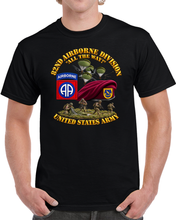 Load image into Gallery viewer, 82nd Airborne Div - Beret - Mass Tac - Maroon  - 2nd Bn - 504th Infantry - DZ Action - 3D - Transparent T Shirt
