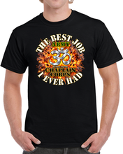 Load image into Gallery viewer, The Best Job - I Ever Had - Explosion w  Chaplain Corps - Hindu Faith - 3D - Transparent T Shirt
