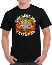Load image into Gallery viewer, The Best Job - I Ever Had - Explosion w  Chaplain Corps - Buddhist Faith - 3D - Transparent T Shirt
