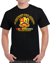 Load image into Gallery viewer, Army - 1st Bn, 83rd Artillery - 175mm-8Inch Howitzer - DUI -Vietnam Veteran with VN SVC - 3D - Transparent T Shirt

