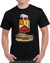Load image into Gallery viewer, Army - 83rd Artillery - COAT OF ARMS without Text -with Scene  3D - Transparent T Shirt
