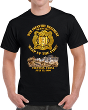 Load image into Gallery viewer, Army -  9th Infantry Regiment , Manchu, Keep Up the Fire - Scene Tientsin, China, July 13, 1900  - 3D - Transparent T Shirt
